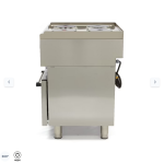  Επαγγελματική κουζίνα - 4 καυστήρες - Ηλεκτρική - Διπλή μονάδα - 60cm βάθος - με φούρνο